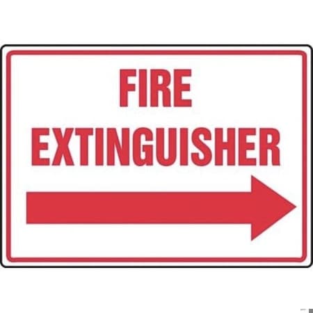Accuform Safety Sign FIRE EXTINGUISHER INSIDE MFXG907VA